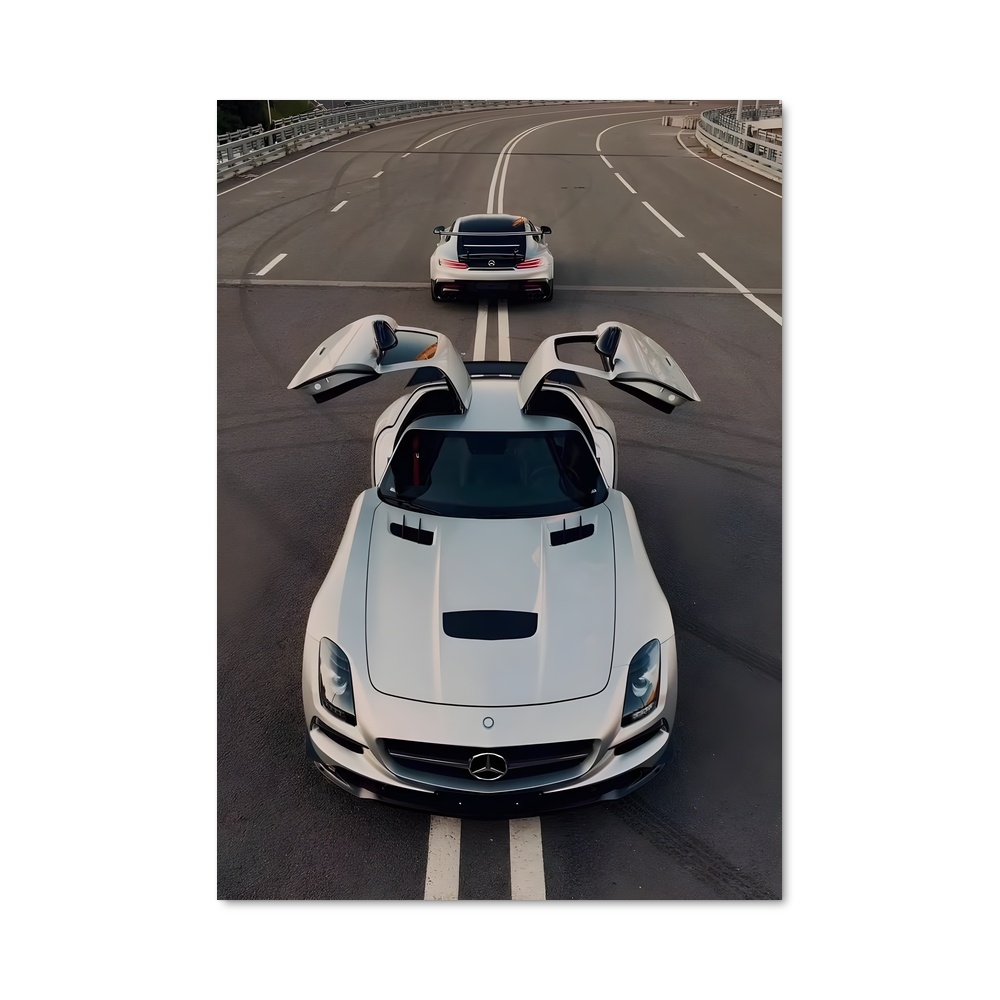 Poster Sls amg élégant